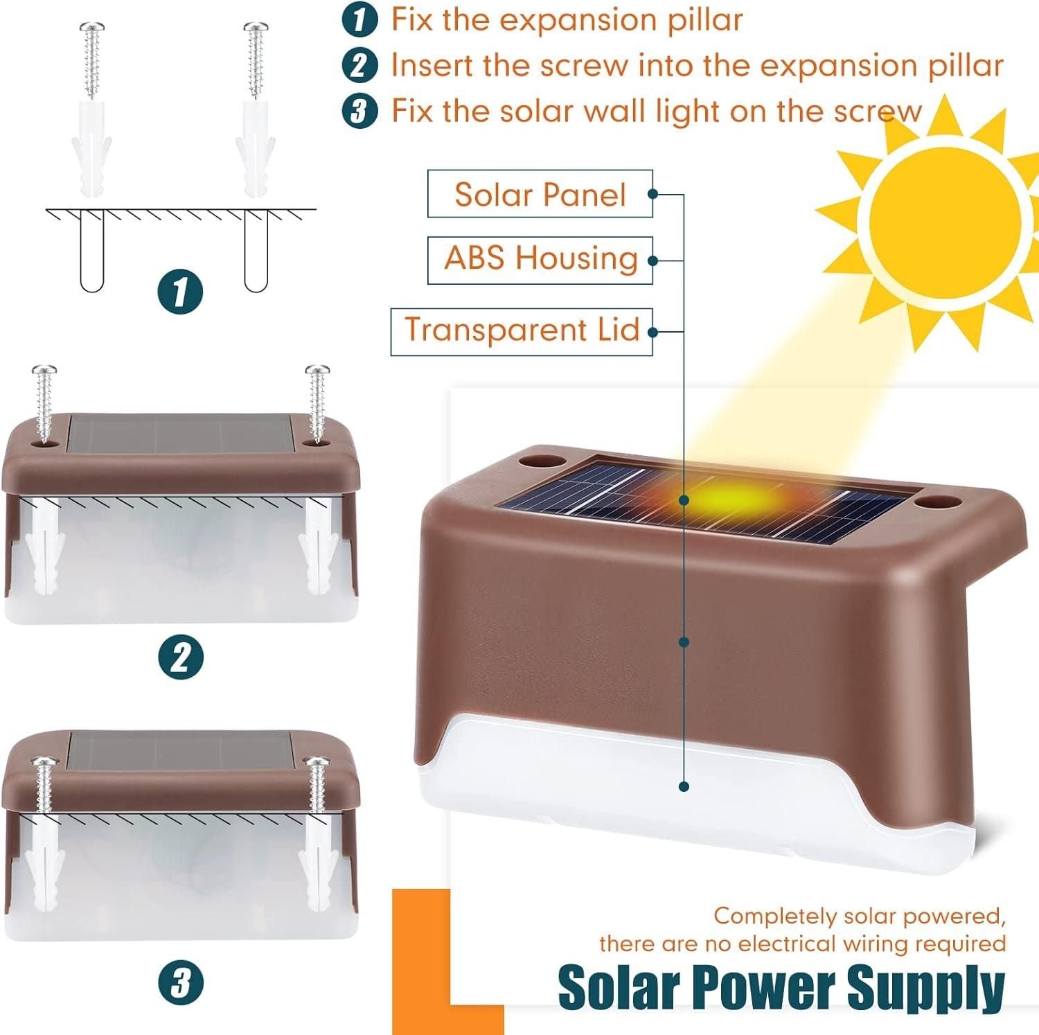 Solar Deck Outdoor Lights